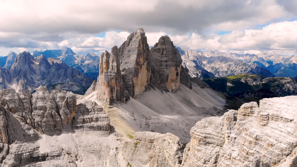 The Clime De Laredo mountain range of Dolomites