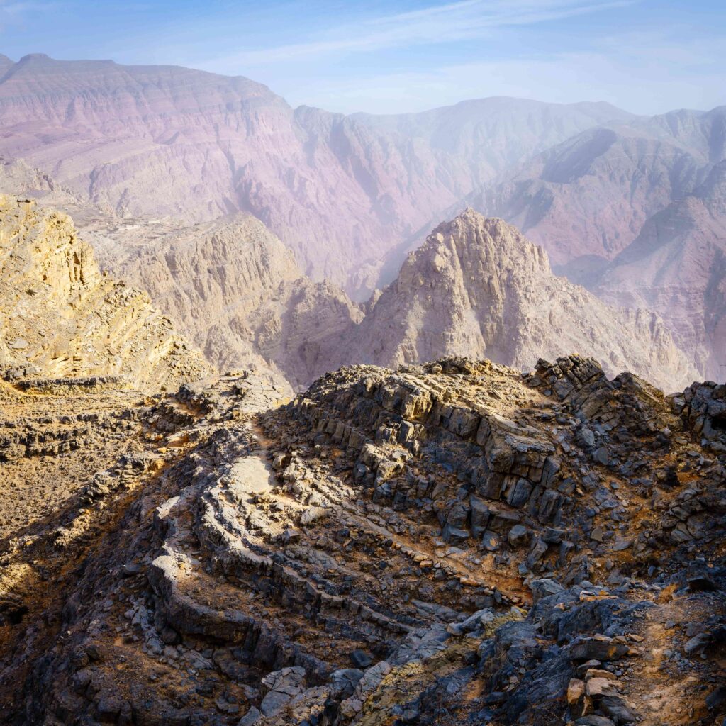 Range of Al Hajar Mountains Ras Al Khaimah